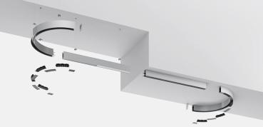 LED-Lichtsystem für Büro und Objektbeleuchtung